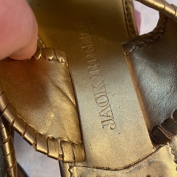 Jack Rogers Marbella Cork Wedge Sandal, Gold